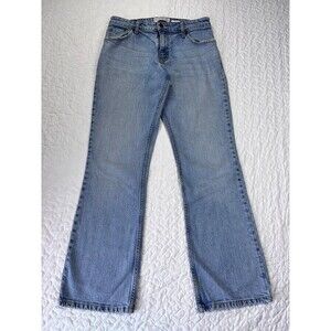 Levi Stratus Light Wash Stretch Mid Rise Boot Cut Jeans size 10